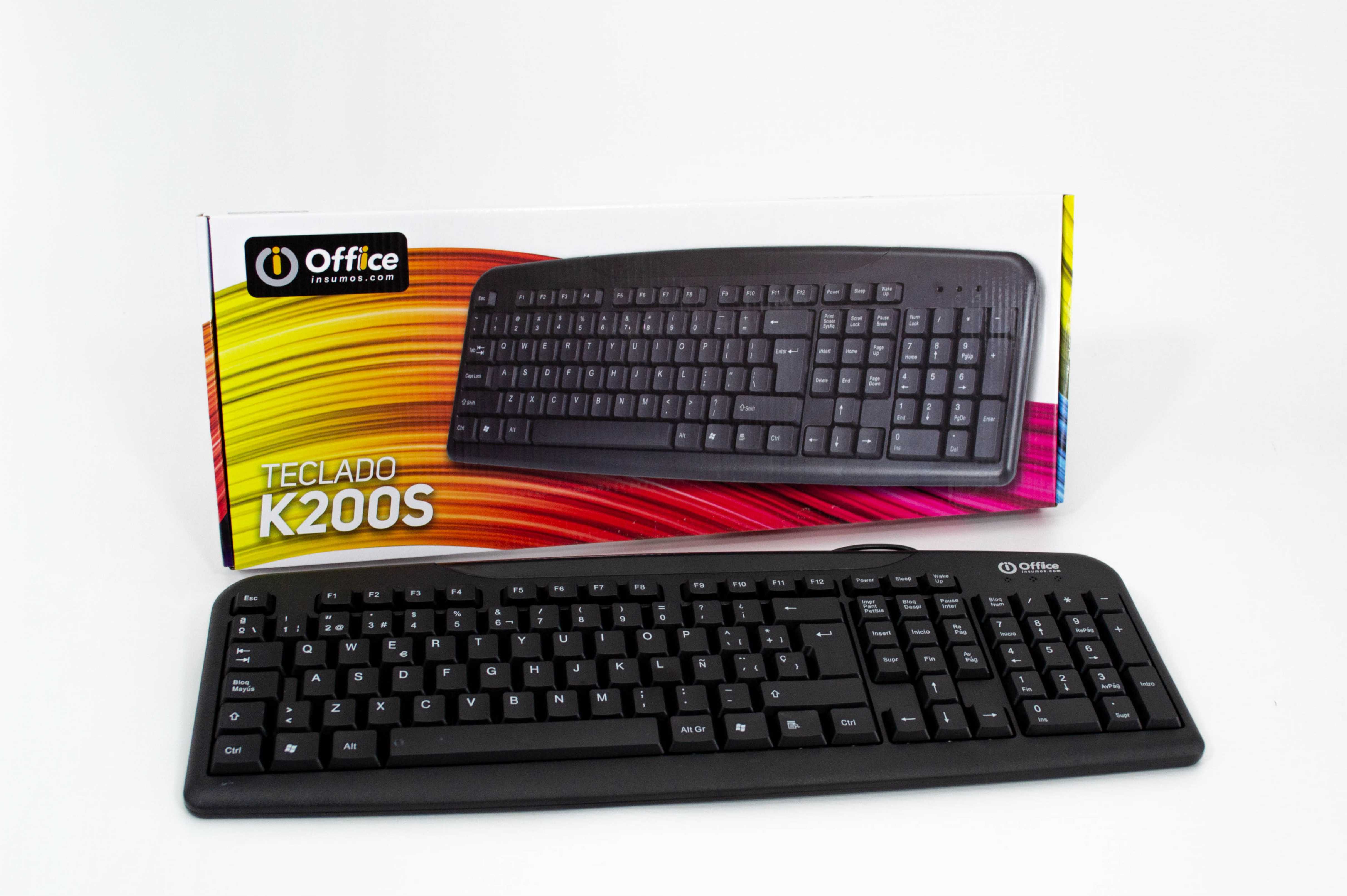 TECLADO USB IOFF-K200S OFFICE - TECLADOK200S
